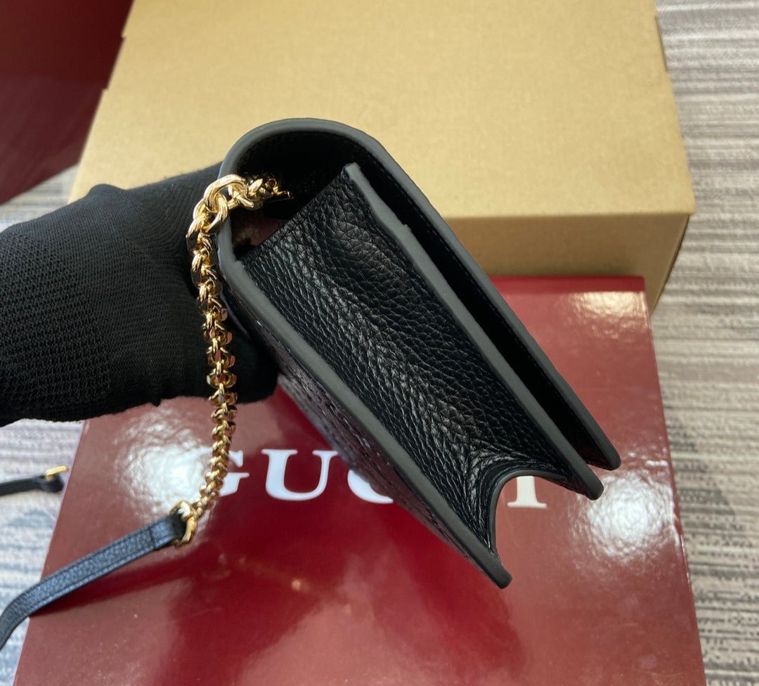 Gucci GG Emblem super mini shoulder bag