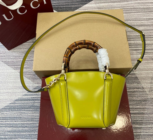 Gucci Mini bamboo top handle tote bag