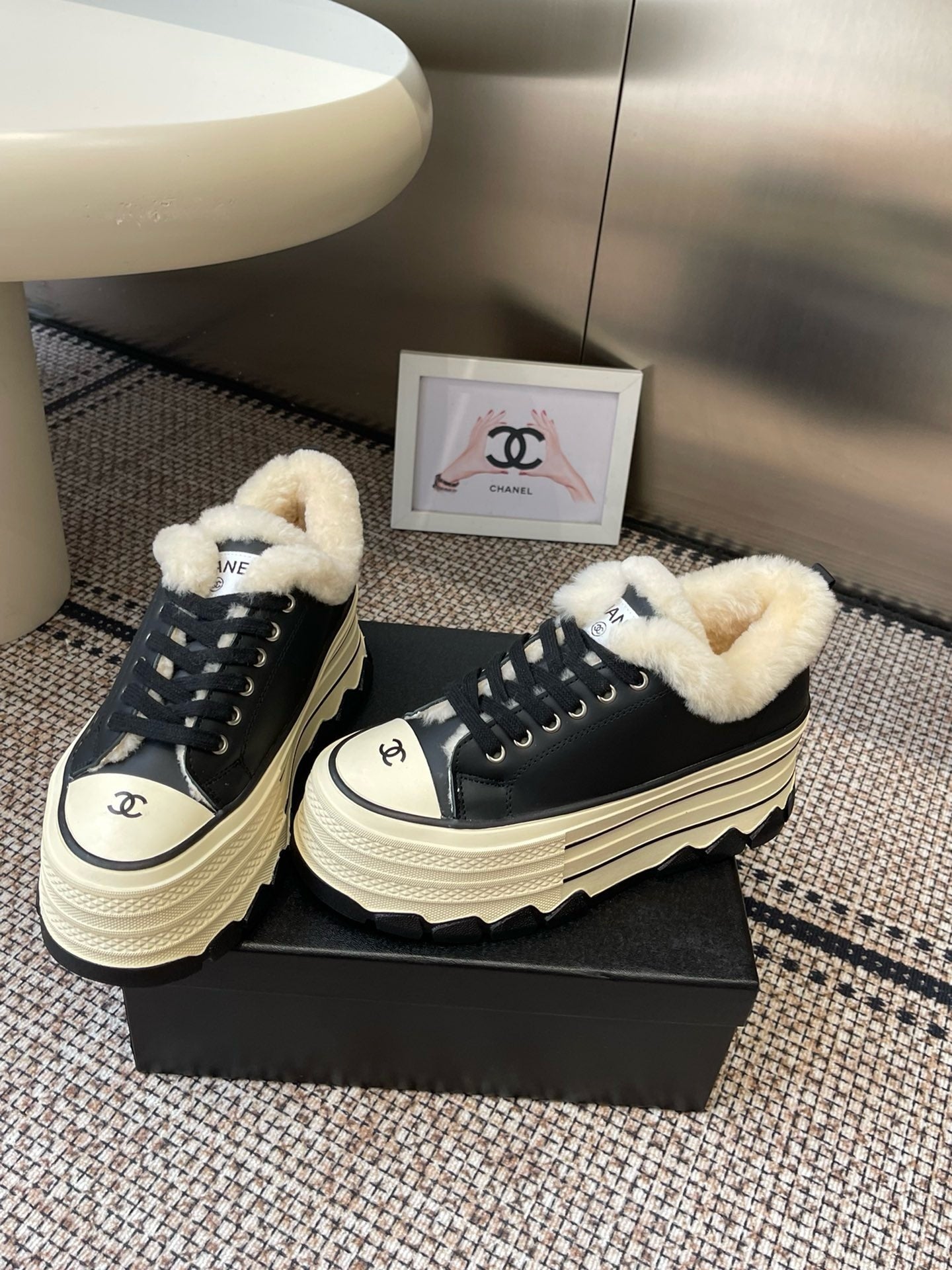 Chanel Teddy Sneakers