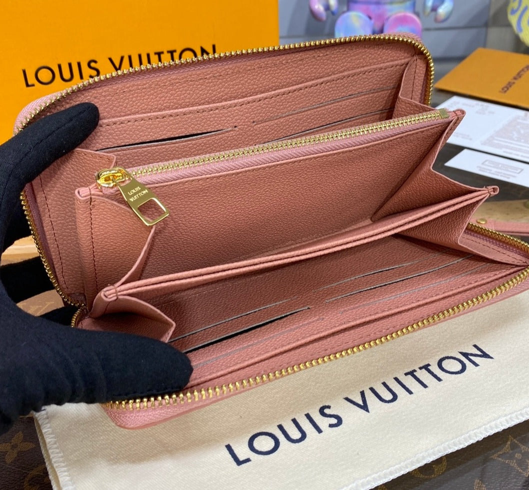 Louis Vuitton Zippy Wallet Bicolor Empreinte leather