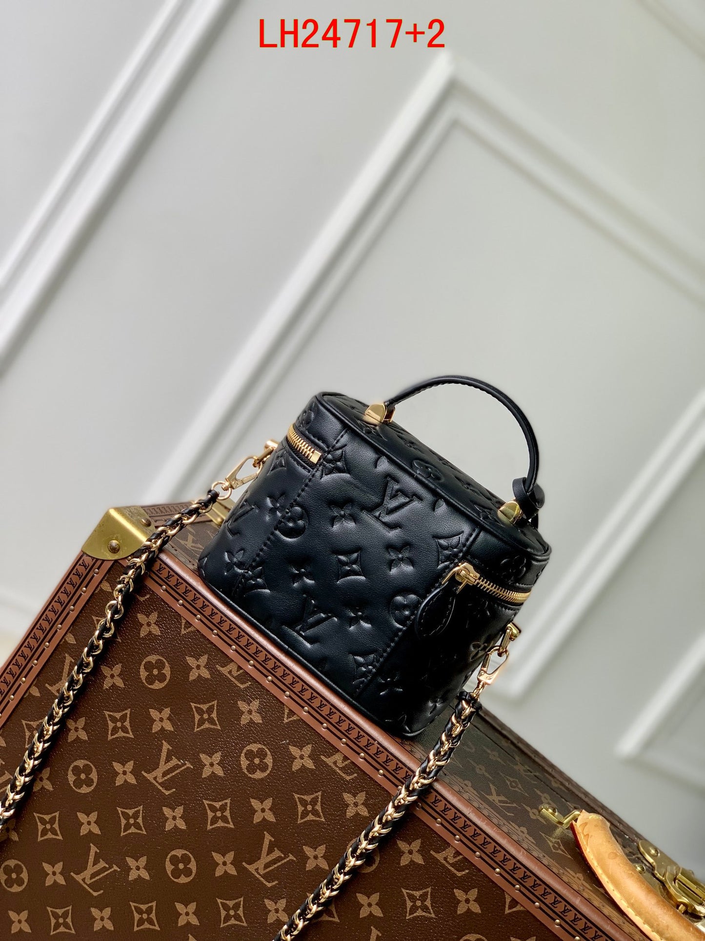 Louis Vuitton Vanity Case Empreinte leather