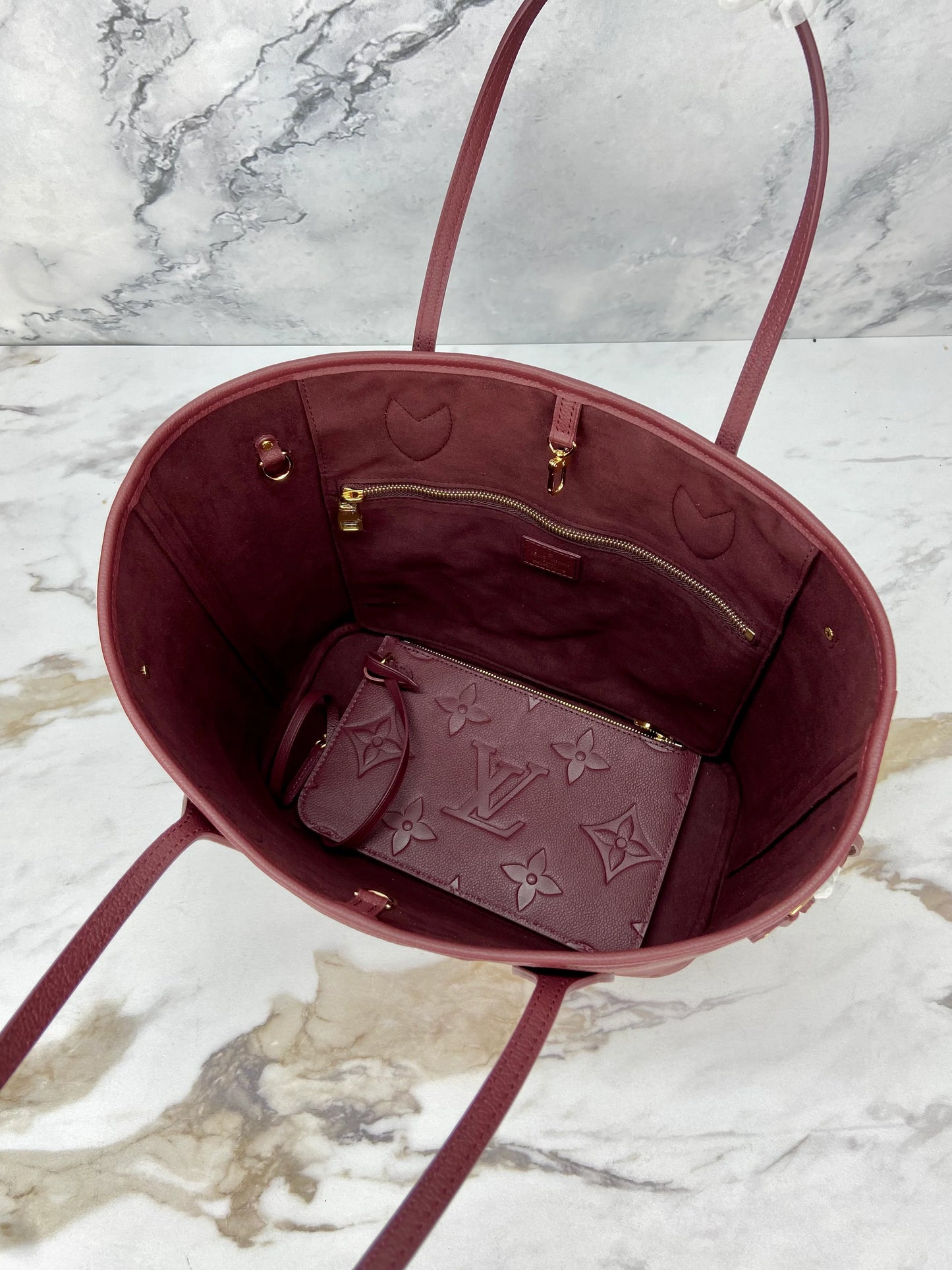 Louis Vuitton Neverfull MM burgundy
