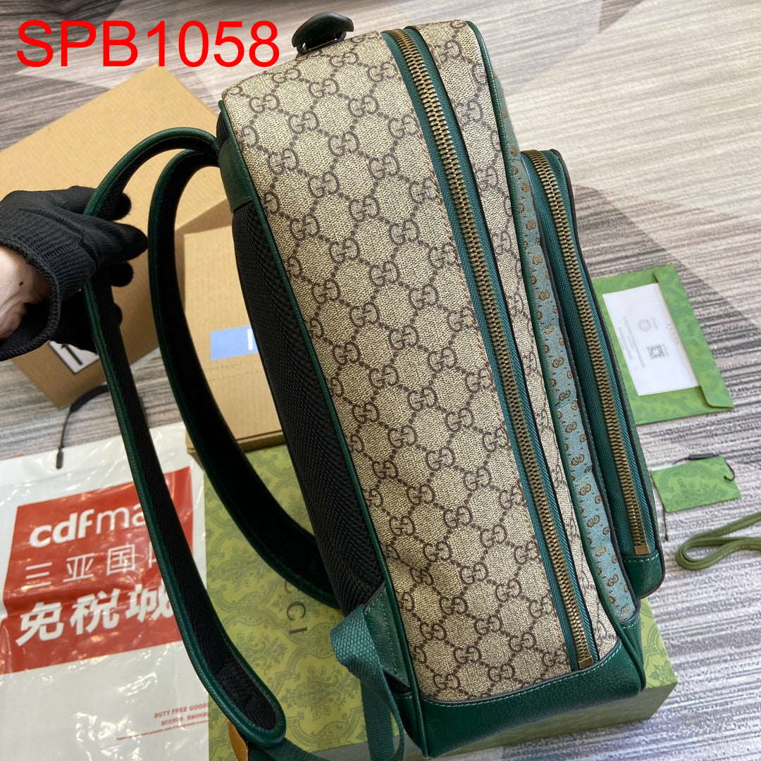 Gucci Medium Canvas Backpack