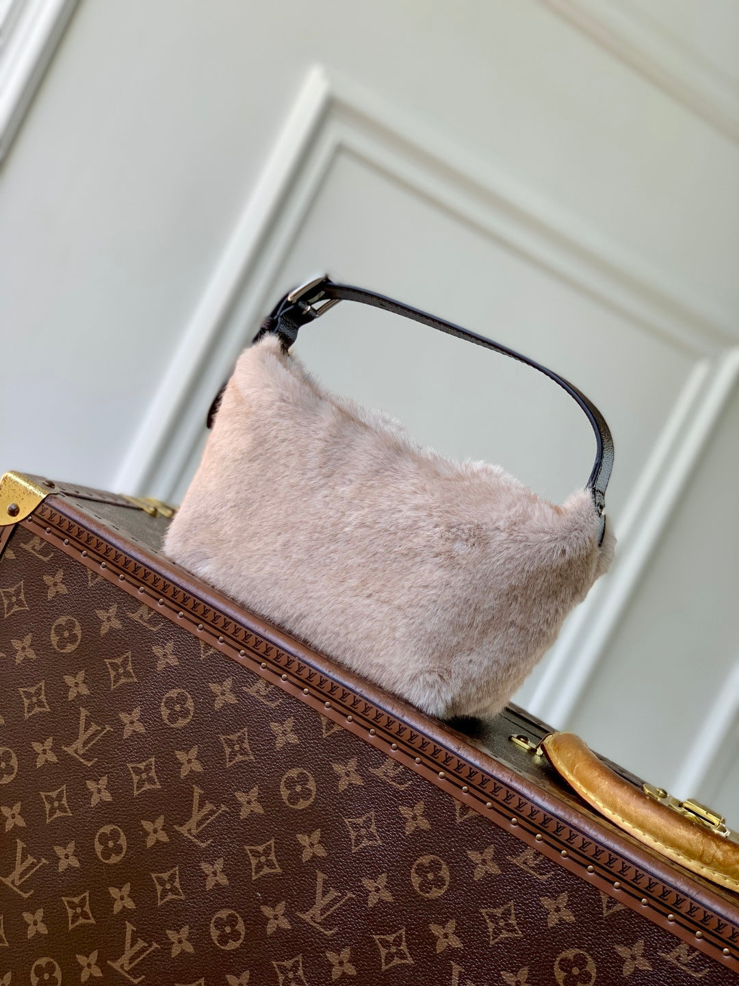 Louis Vuitton Pochette Hills Teddy bag