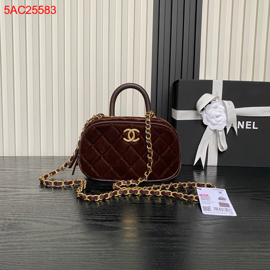 Chanel Velvet Mini Bowling bag