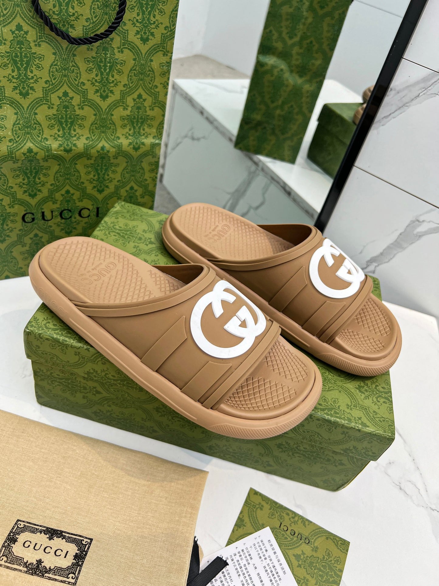 Gucci Rubber Slides