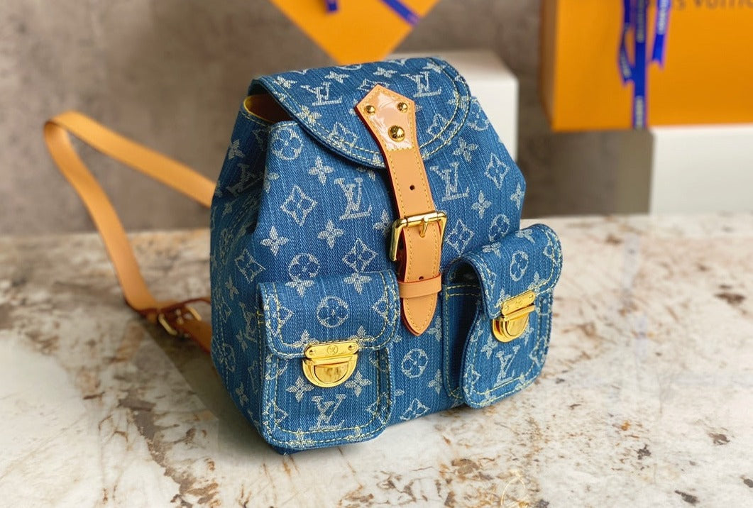 Louis Vuitton Denim Backpack