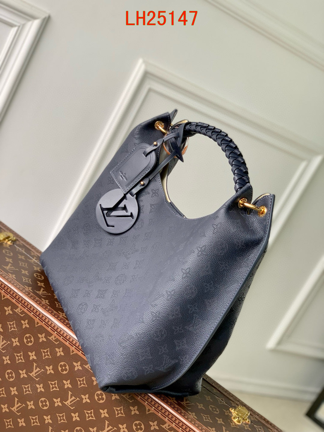 Louis Vuitton Carmel Hobo Mahina leather