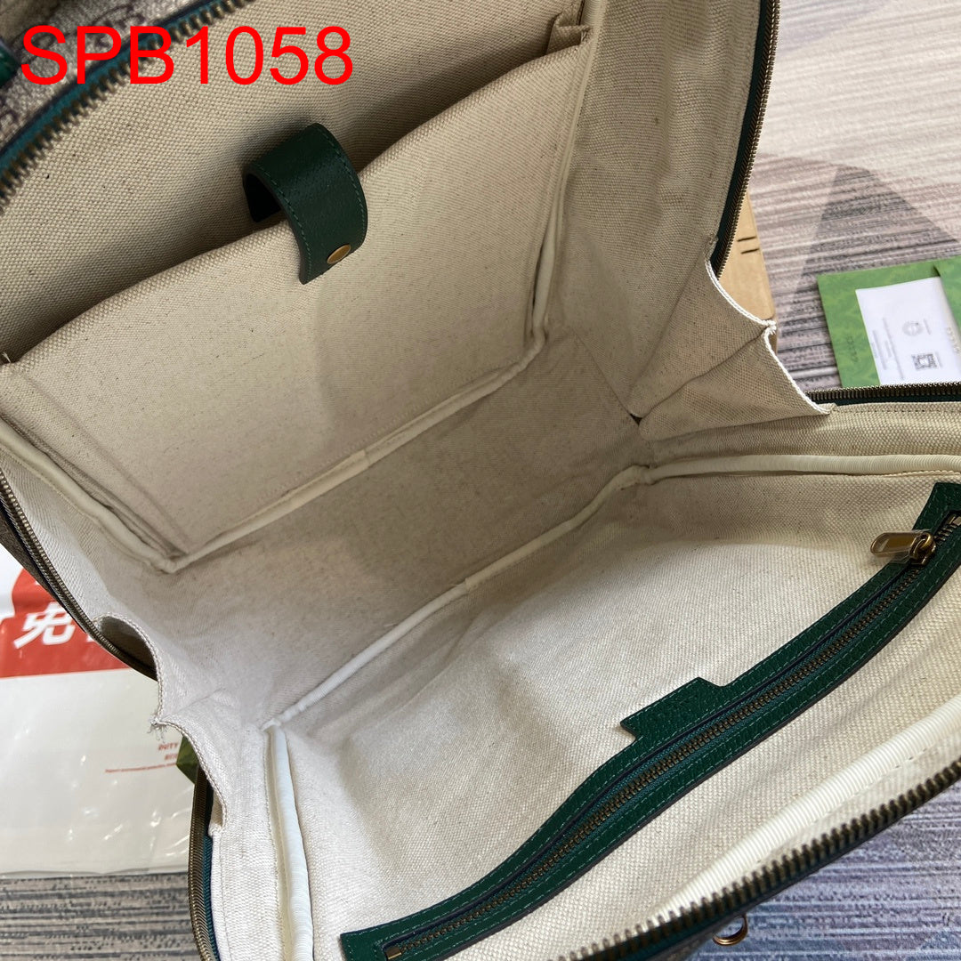 Gucci Medium Canvas Backpack