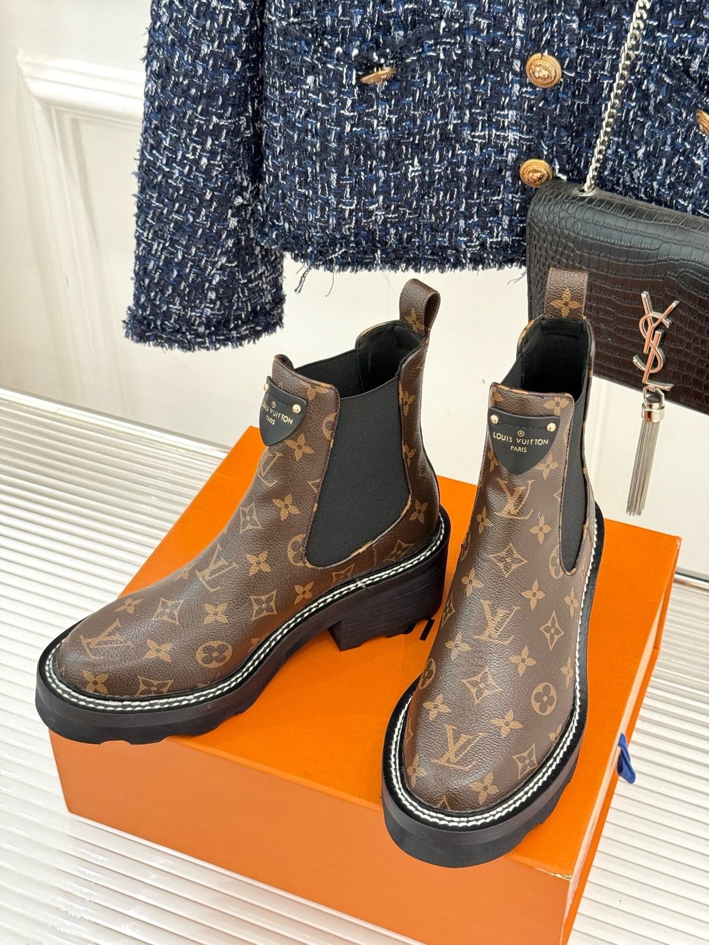Louis Vuitton leather Boots