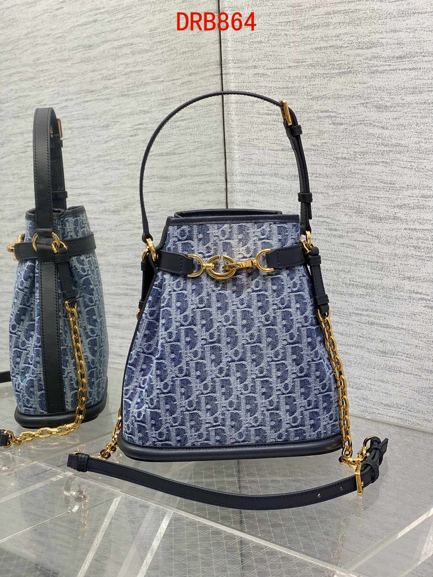 Dior Denim Bucket bag