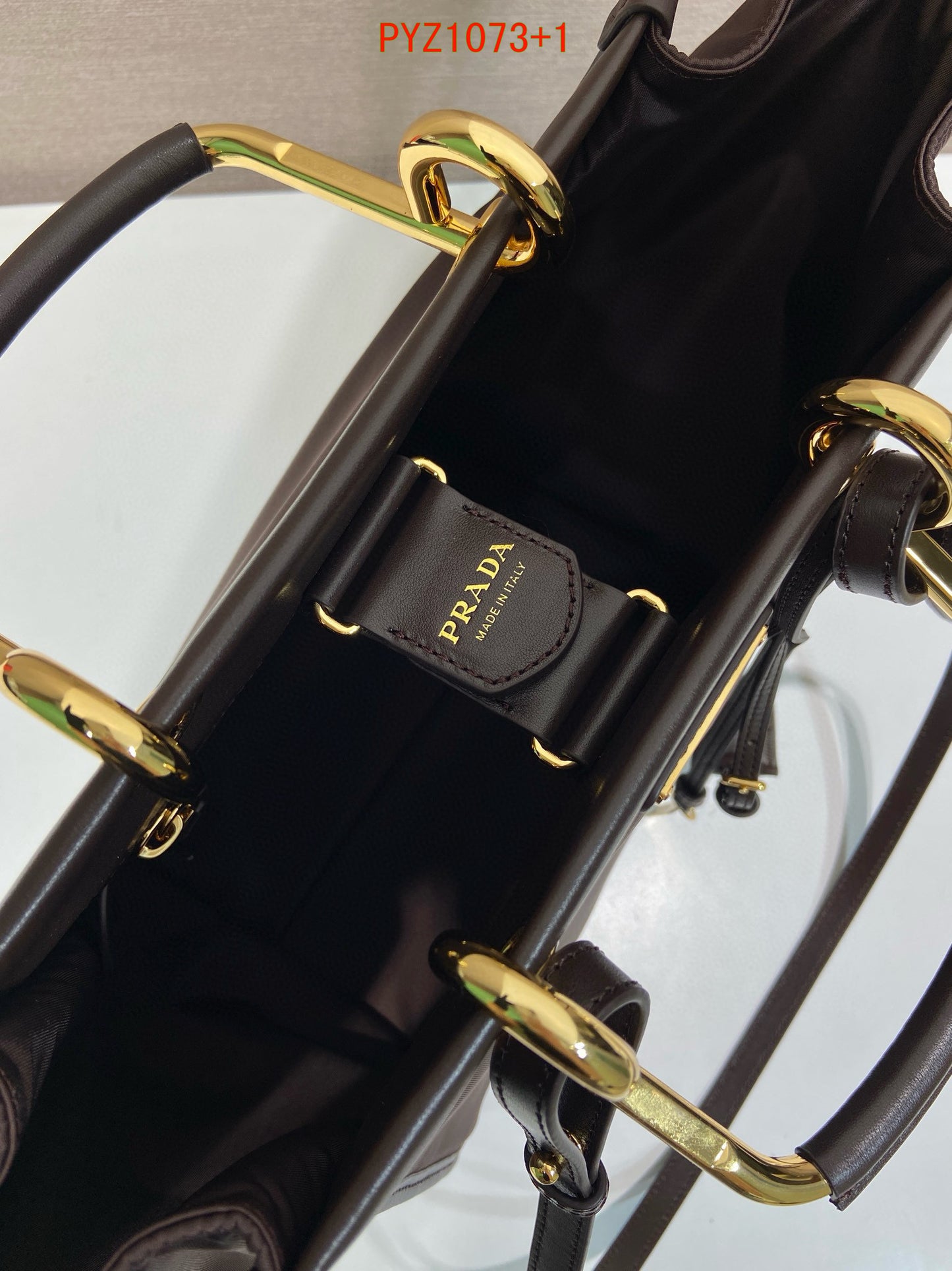 Prada Medium Re-Nylon and leather tote bag