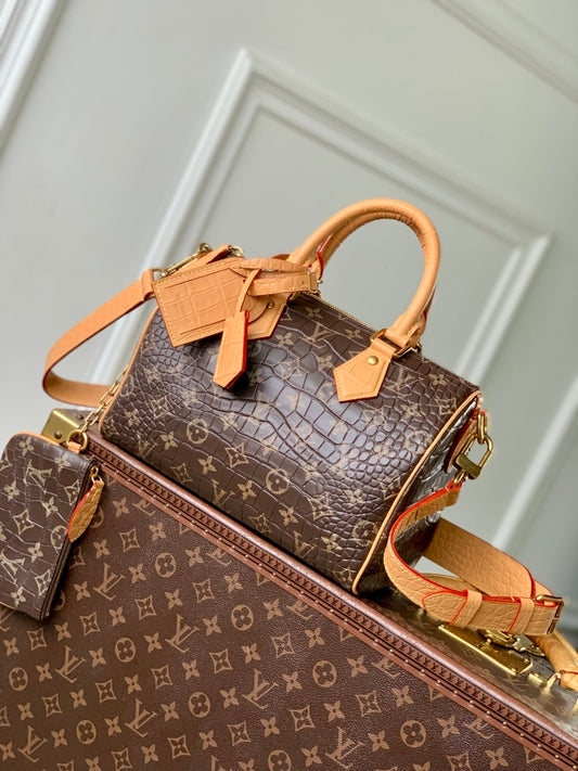 Louis Vuitton Speedy 25 Pharell Williams Crocodile leather