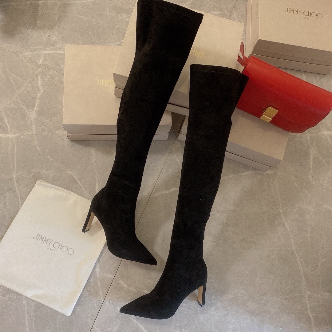 Jimmy Choo Suede High Boots
