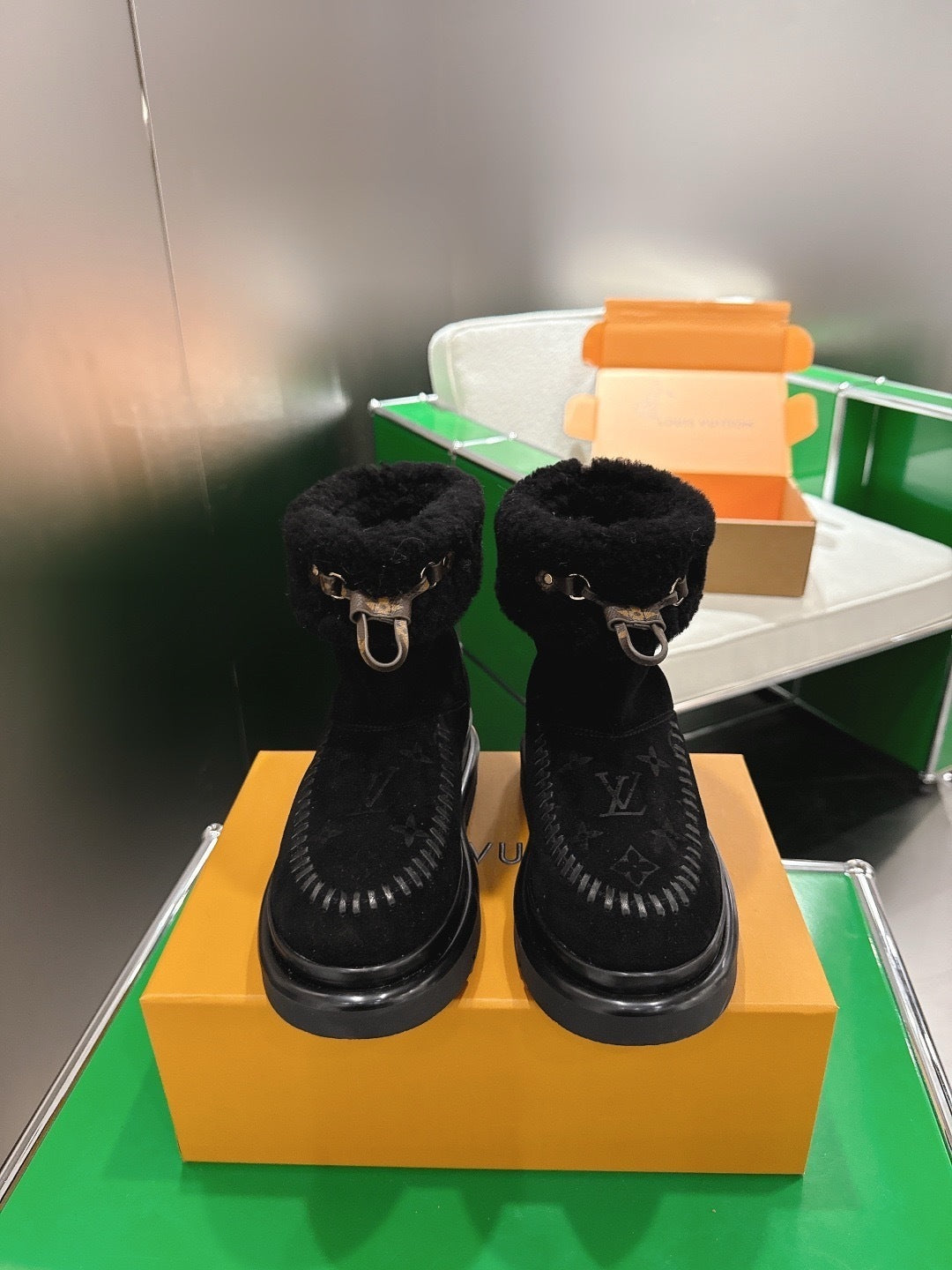 Louis Vuitton Suede Boots