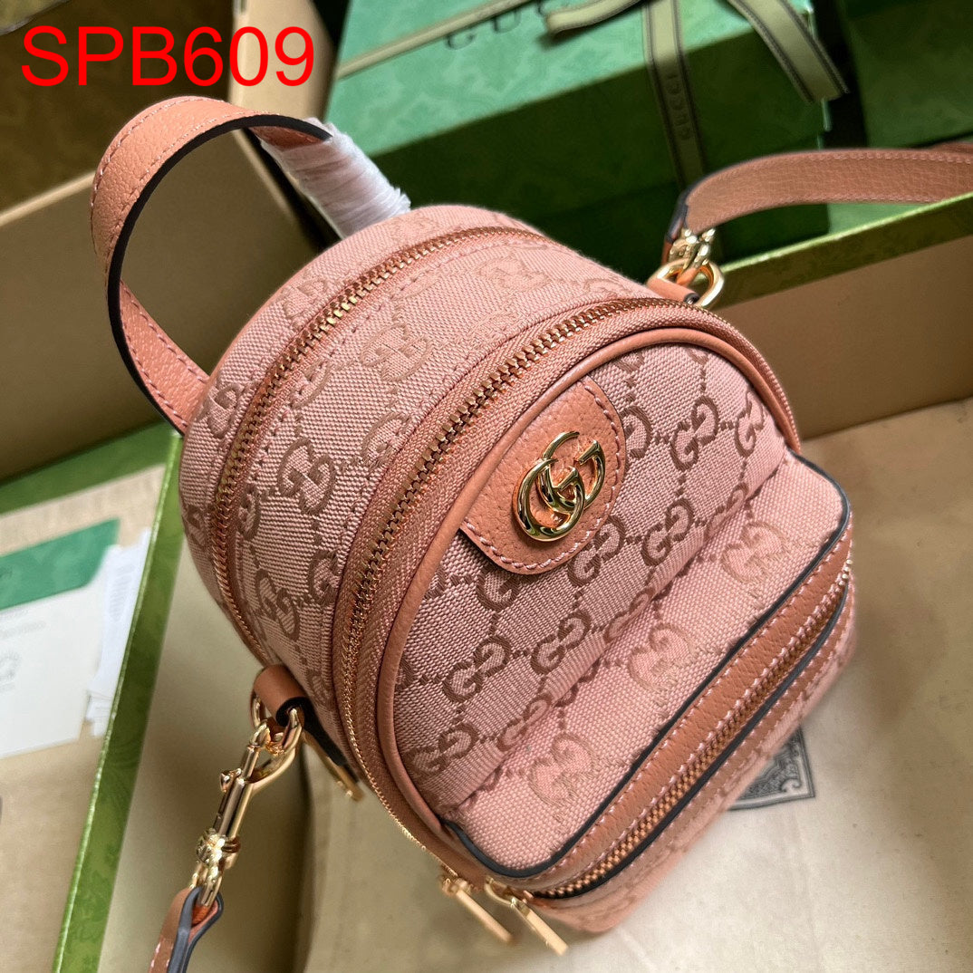 Gucci OPHIDIA MINI GG SHOULDER BAG Pink