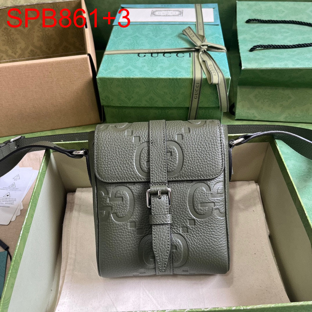 Gucci JUMBO GG SMALL MESSENGER BAG