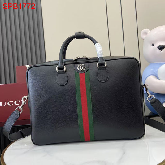 Gucci Ophidia leather large briefcase