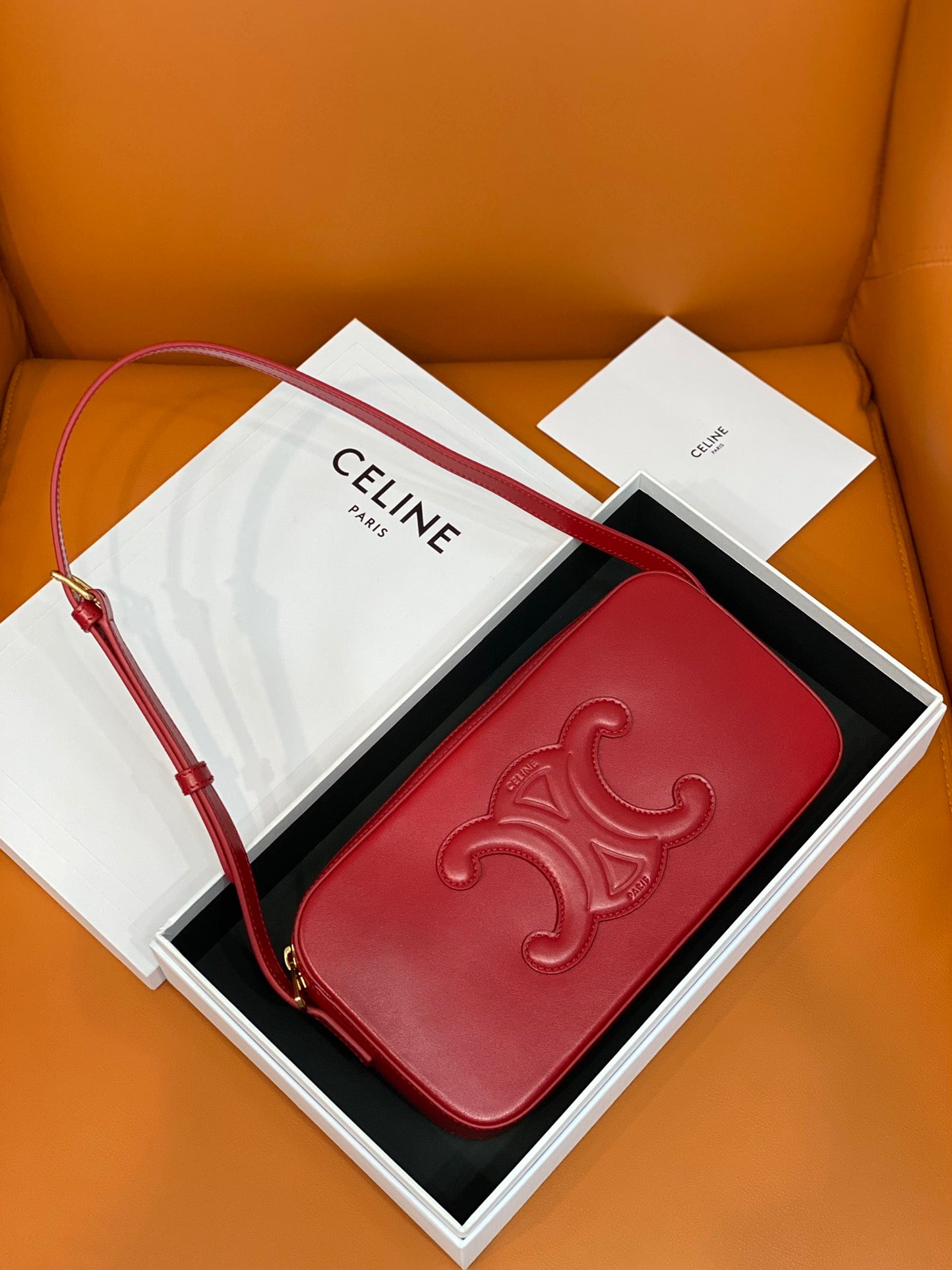 Celine Triomphe Shoulder Bag