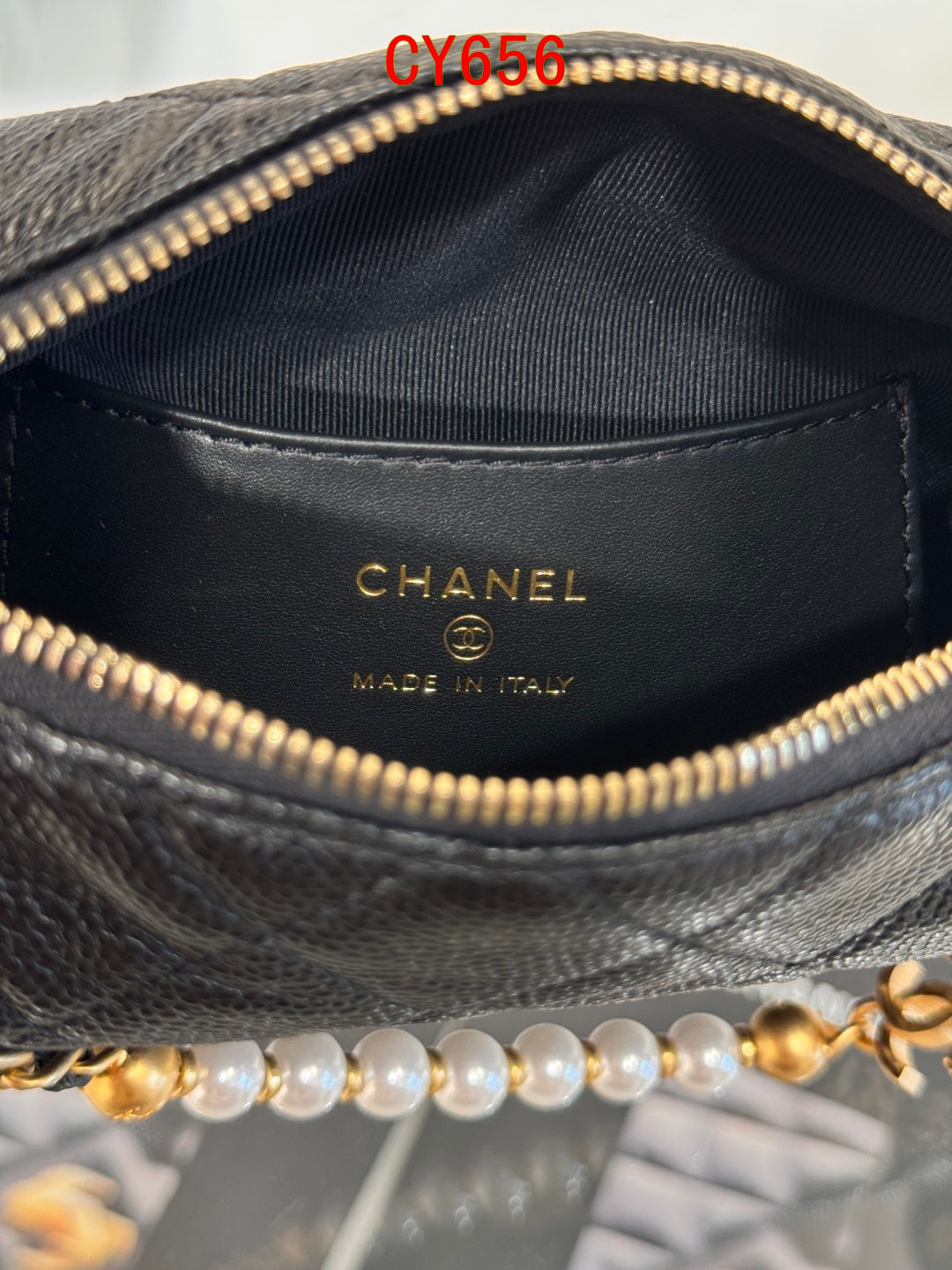 Chanel Top handle round bag