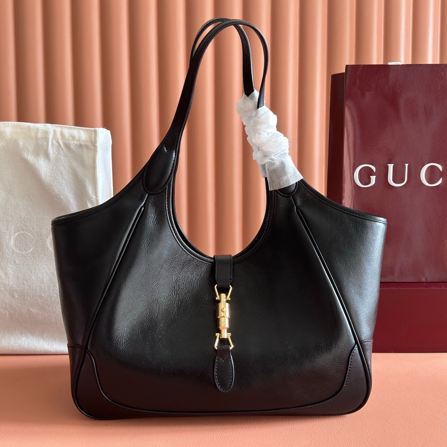 Gucci Mercato Leather medium tote bag