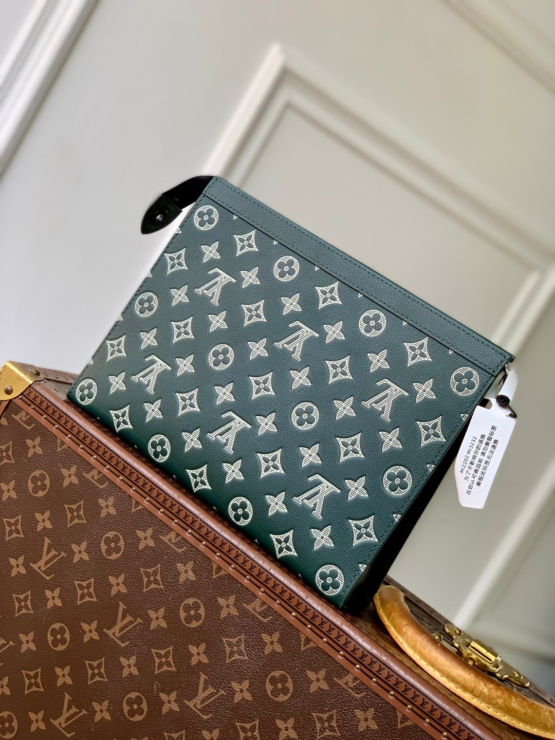 Louis Vuitton Monogram Eclipse Pochette Voyage