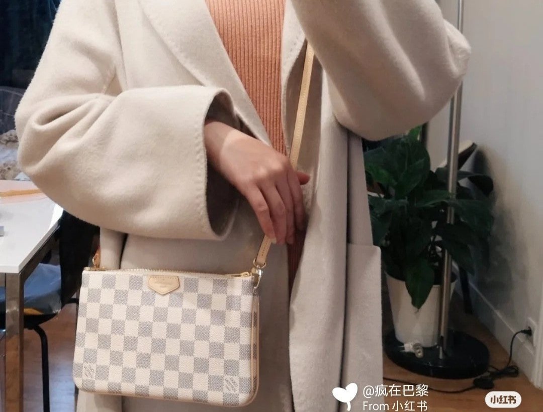 Louis Vuitton Double Zip Pochette Damier