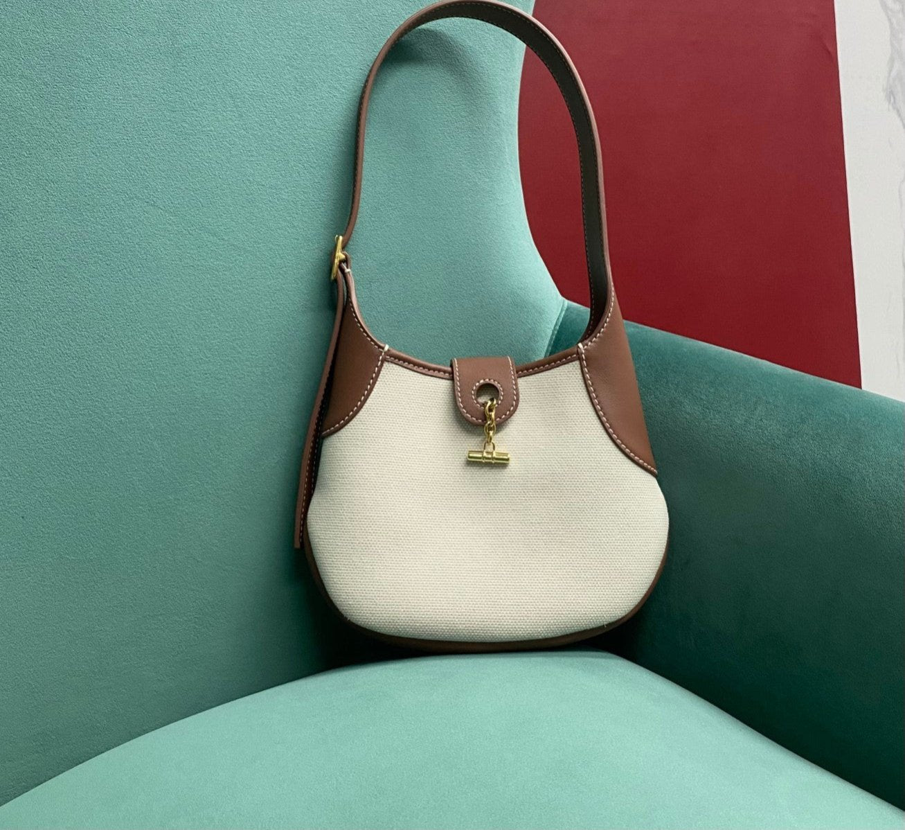 Loro Piana Bobbin Canvas bag