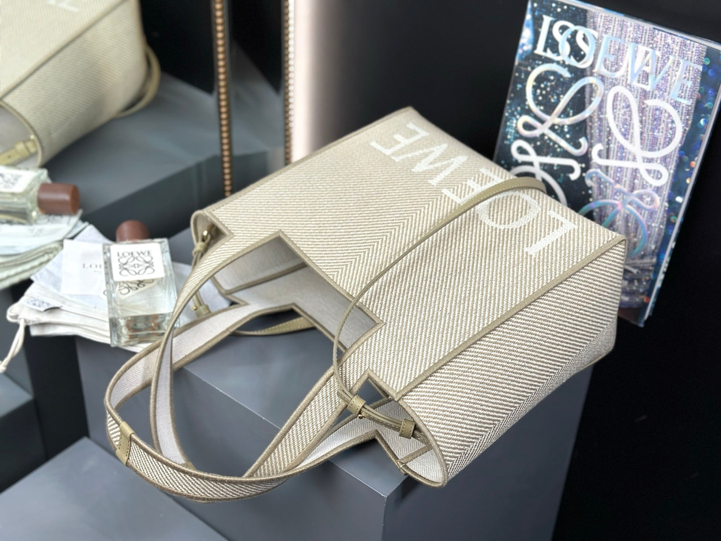 Loewe Tweed Tote bag