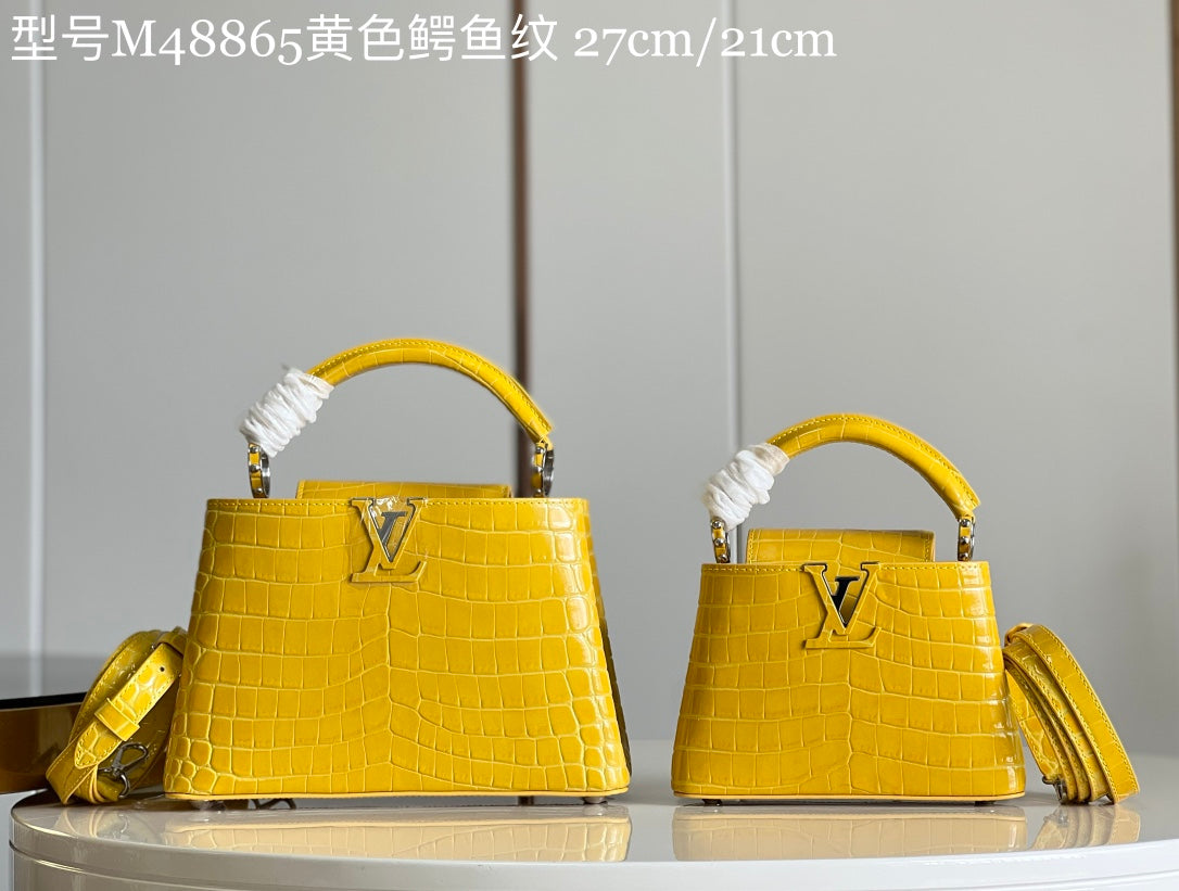 Louis Vuitton Capucines Crocodile leather