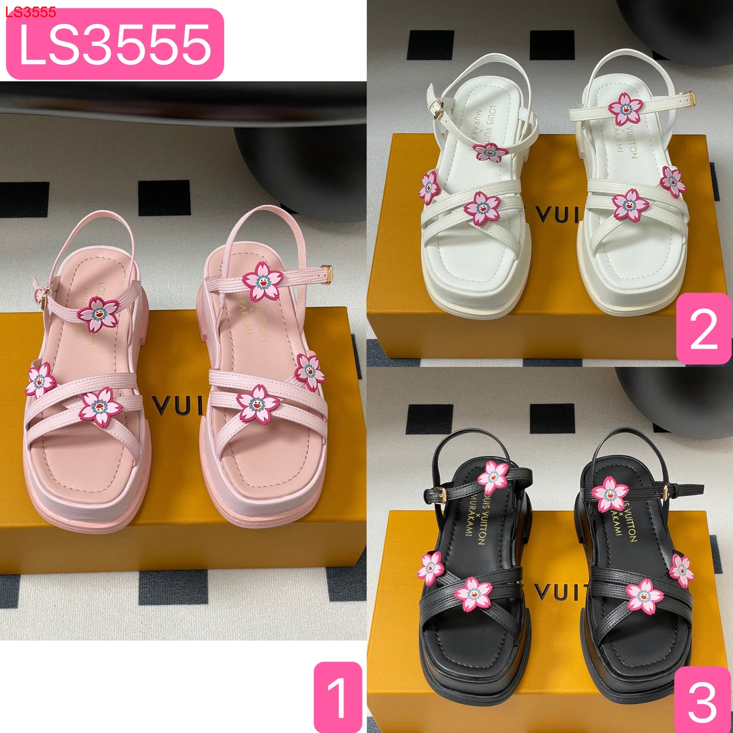 Louis Vuitton LV x TM Cherry Blossom Sandals