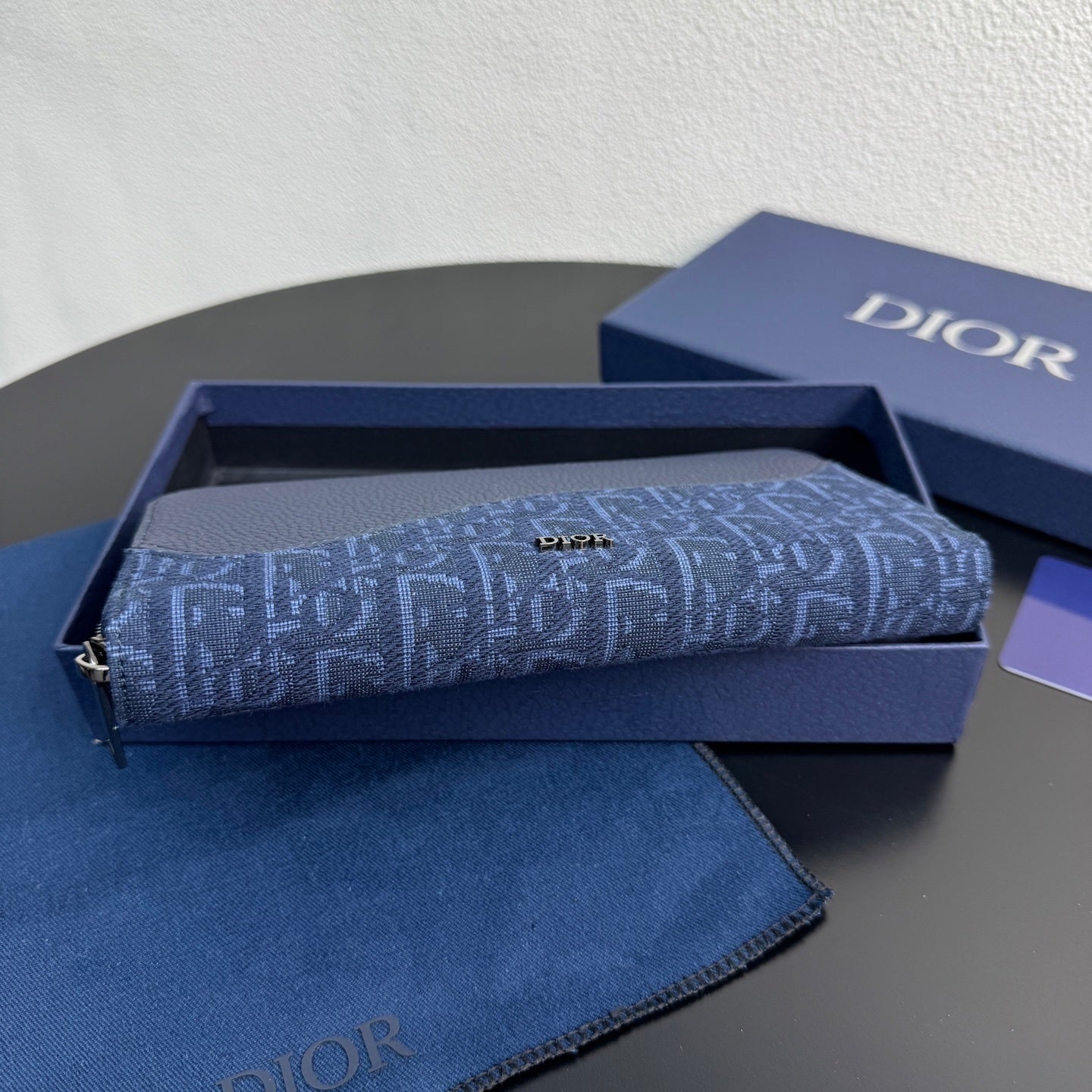Dior Saddle Long Zip wallet