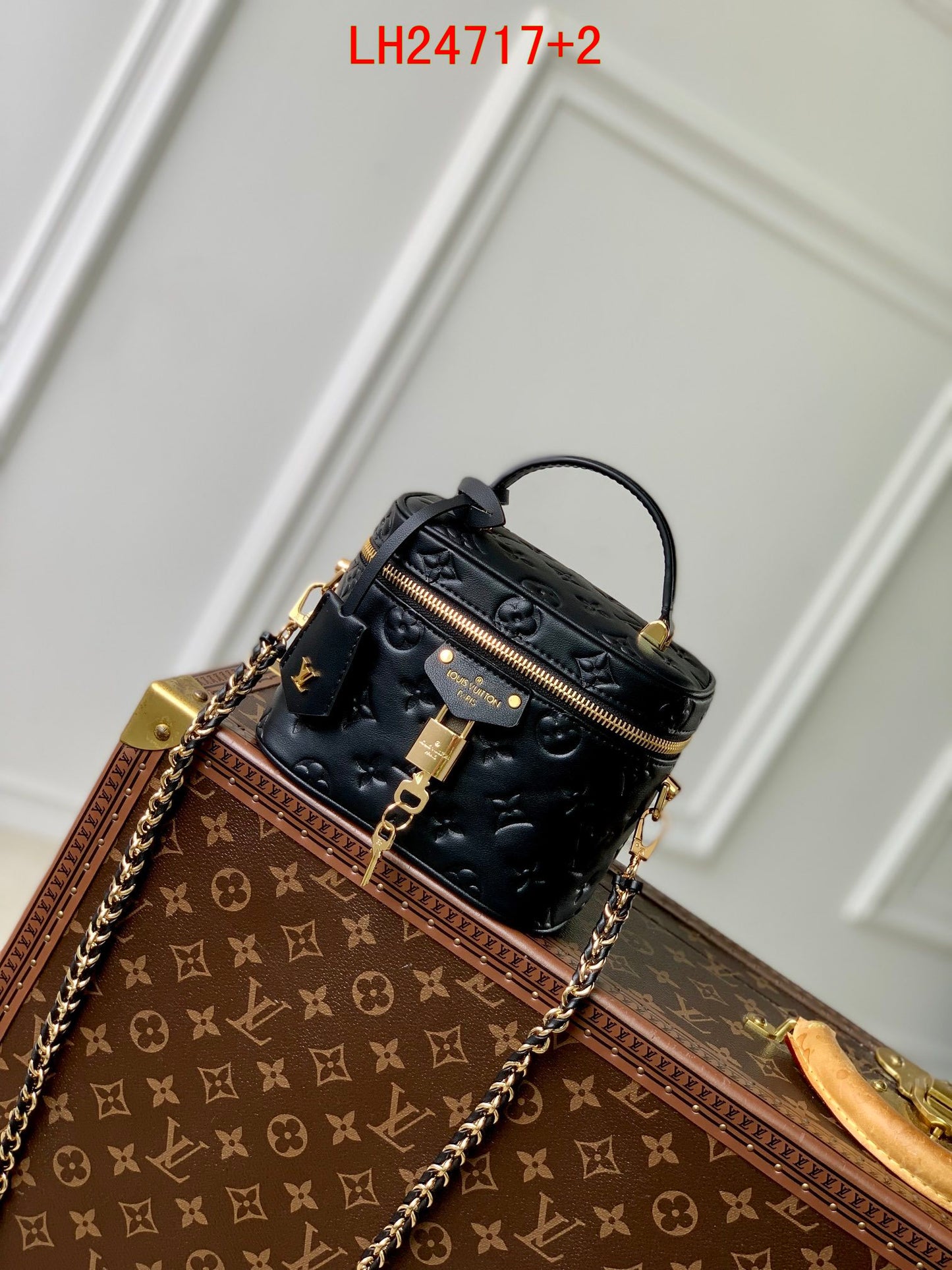 Louis Vuitton Vanity Case Empreinte leather