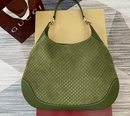 Gucci Medium Shoulder Suede bag