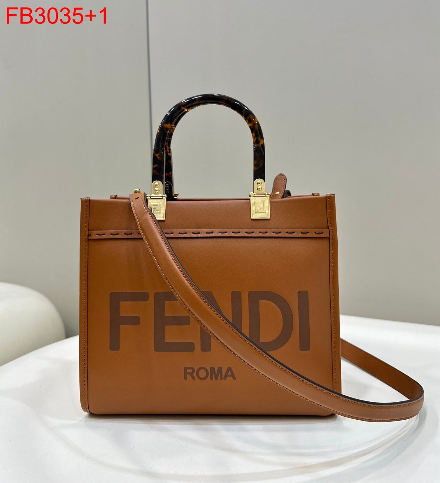 Fendi Small Sunshine Shopper Tote Bag