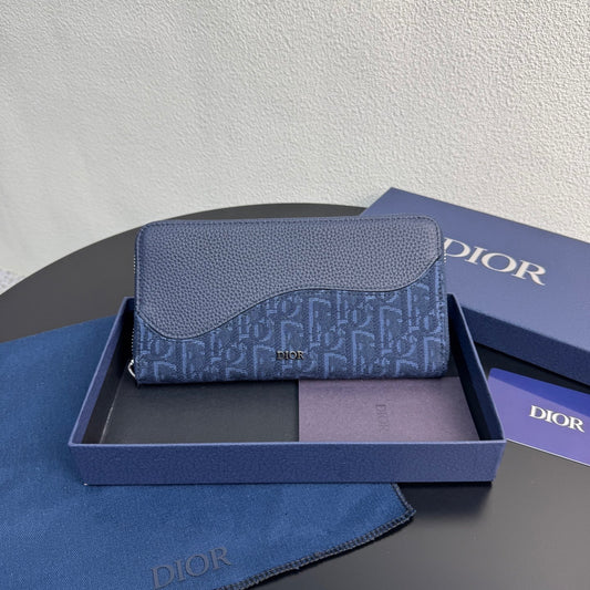 Dior Saddle Long Zip wallet