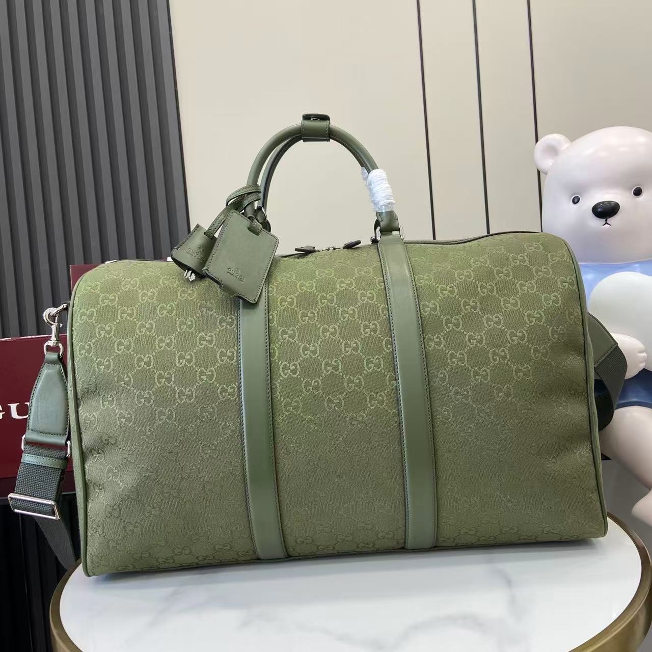 Gucci GG canvas large duffle bag