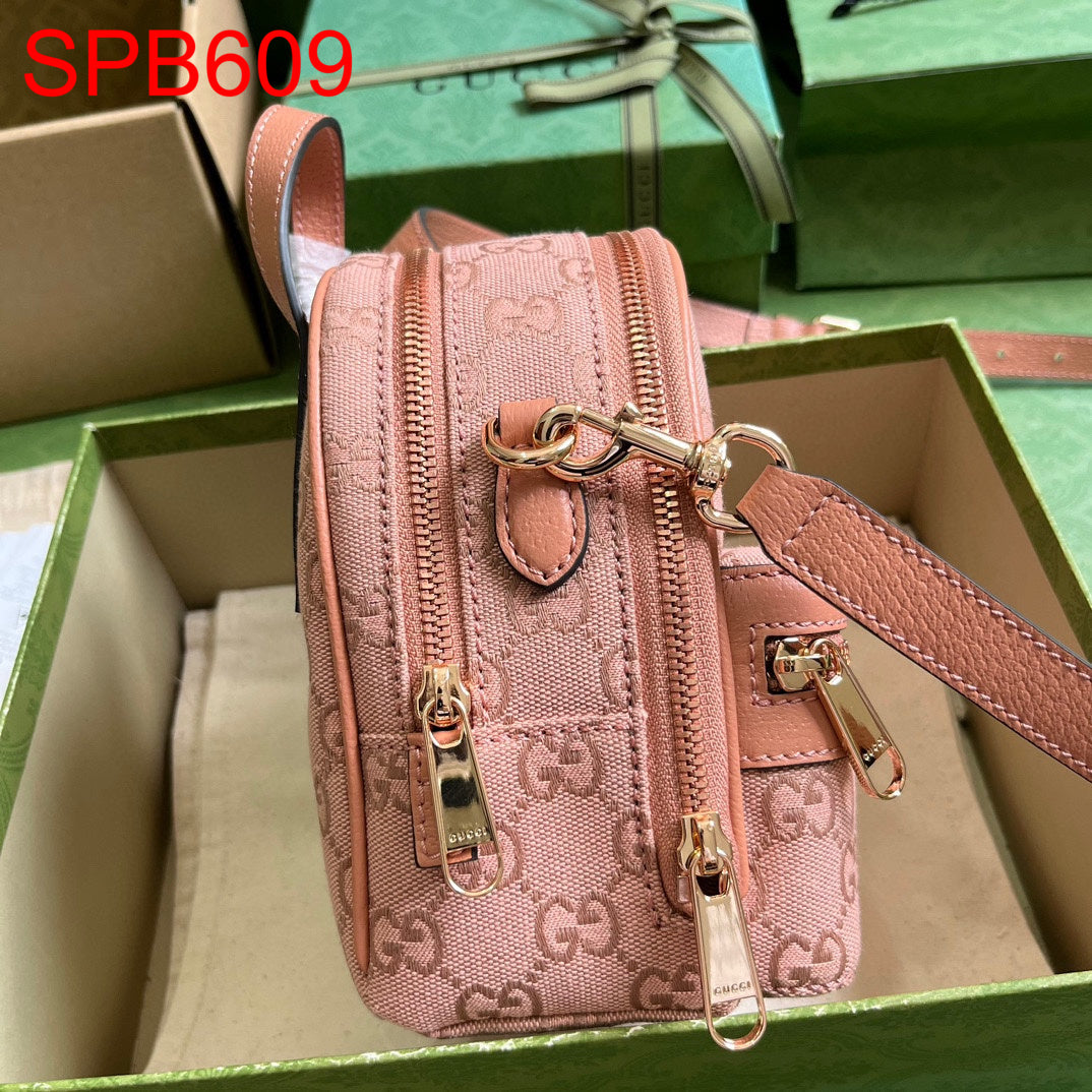 Gucci OPHIDIA MINI GG SHOULDER BAG Pink