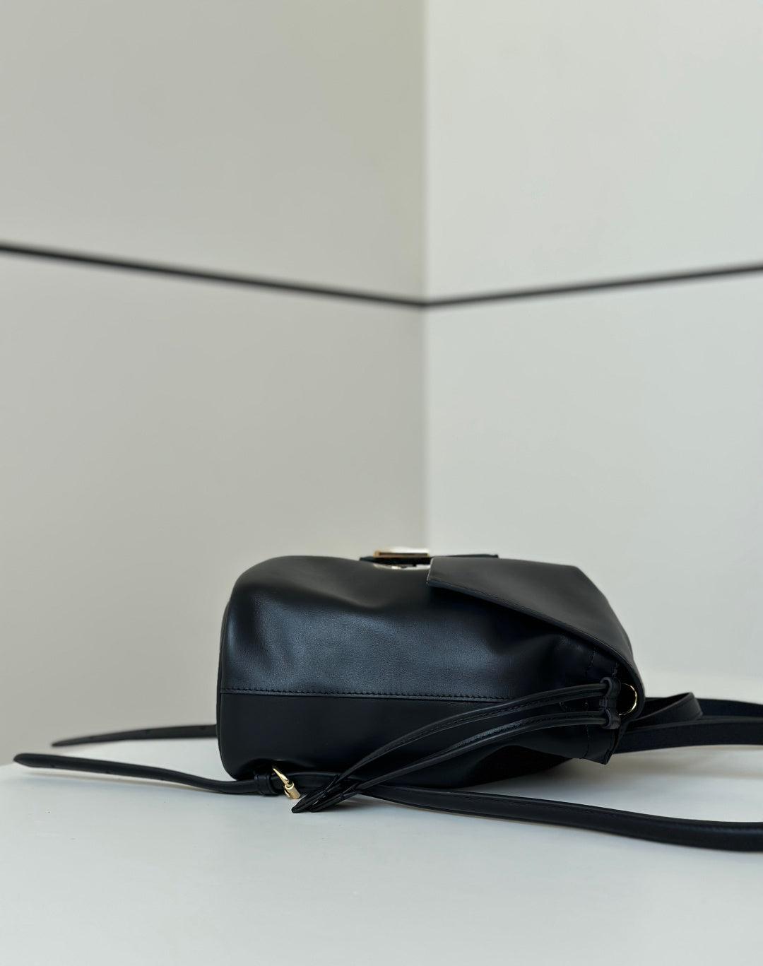 Fendi Bucket Leather Backpack