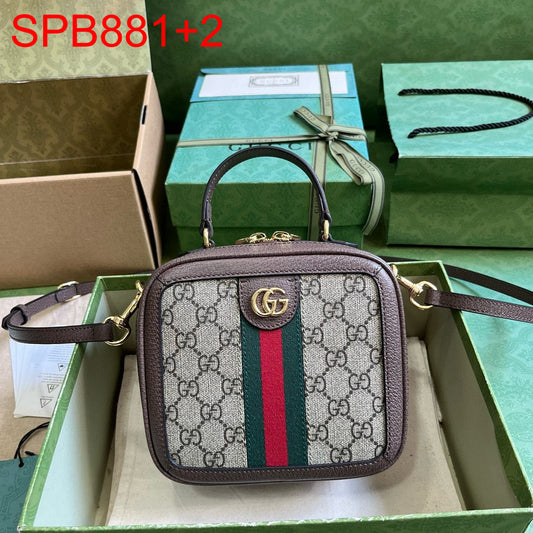 Gucci OPHIDIA GG MINI TOP HANDLE BAG