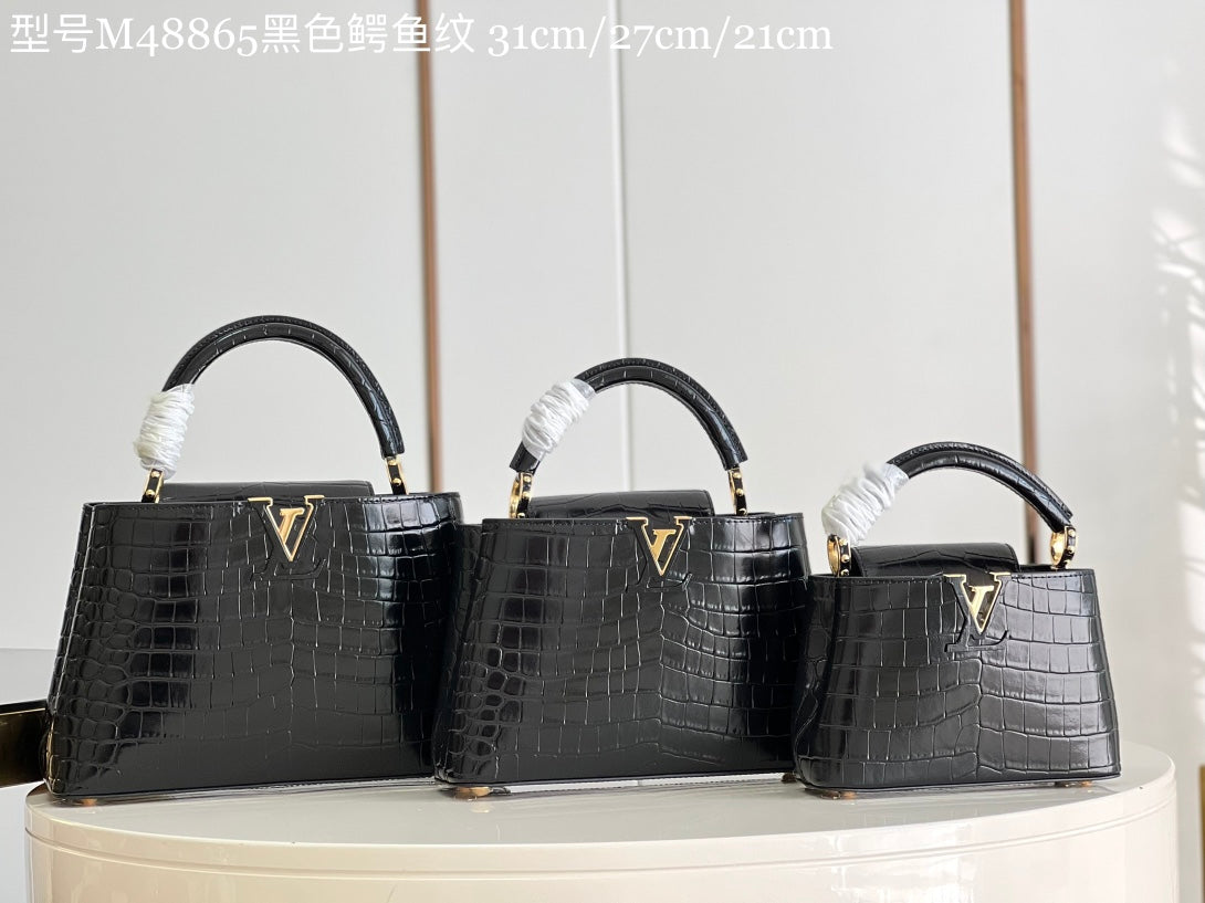 Louis Vuitton Capucines Crocodile leather