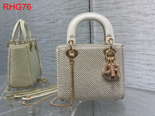 Dior Mini Lady bag in pearls