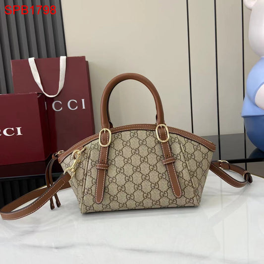 Gucci GG Emblem small top handle bag
