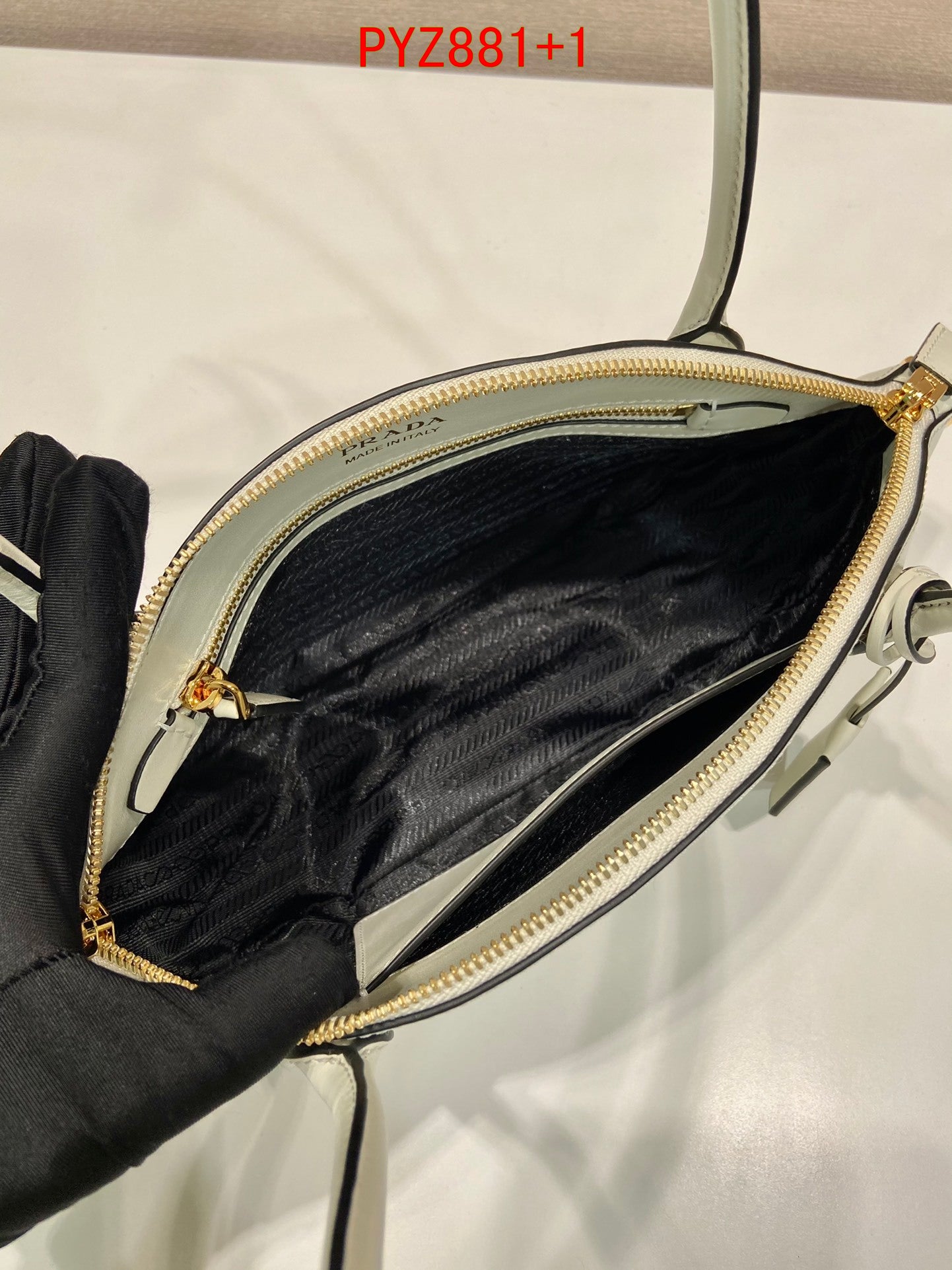 Prada small leather handbag