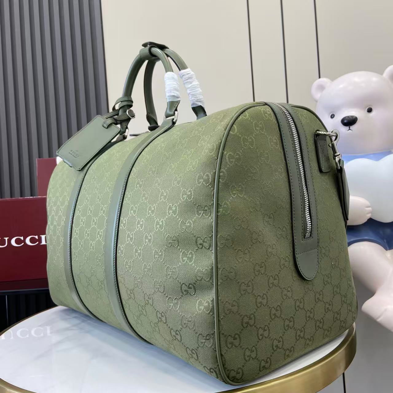 Gucci GG canvas large duffle bag