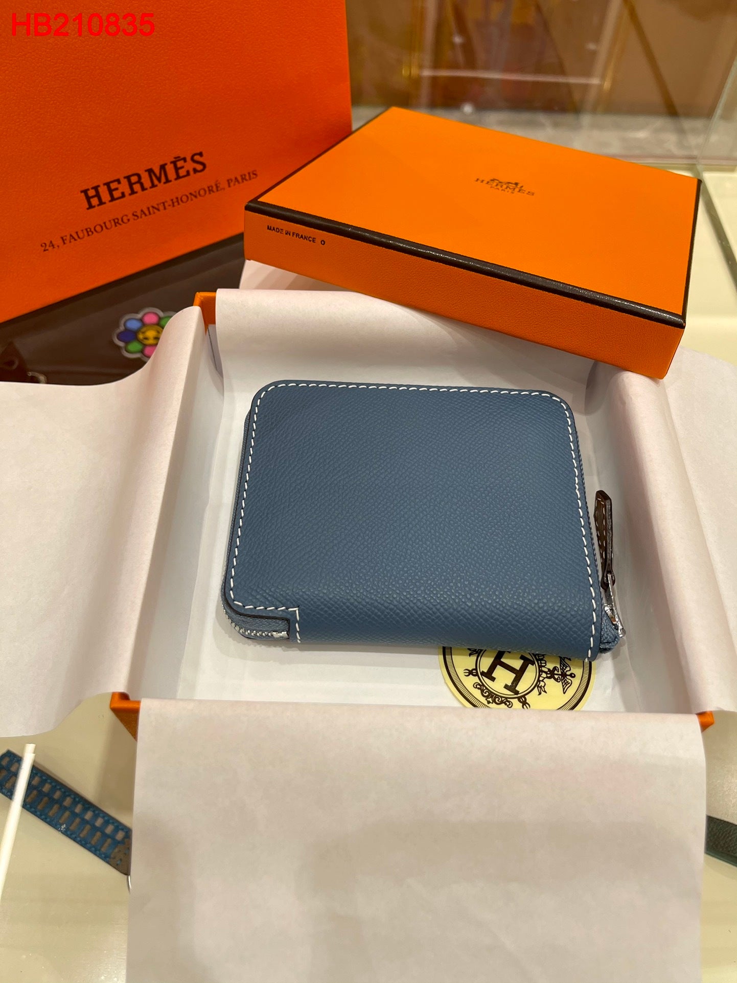 Hermes Silk‘in Compact Wallet