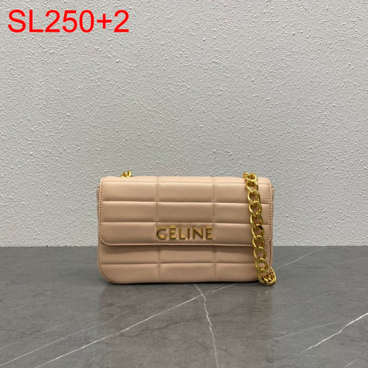 Celine leather chain bag