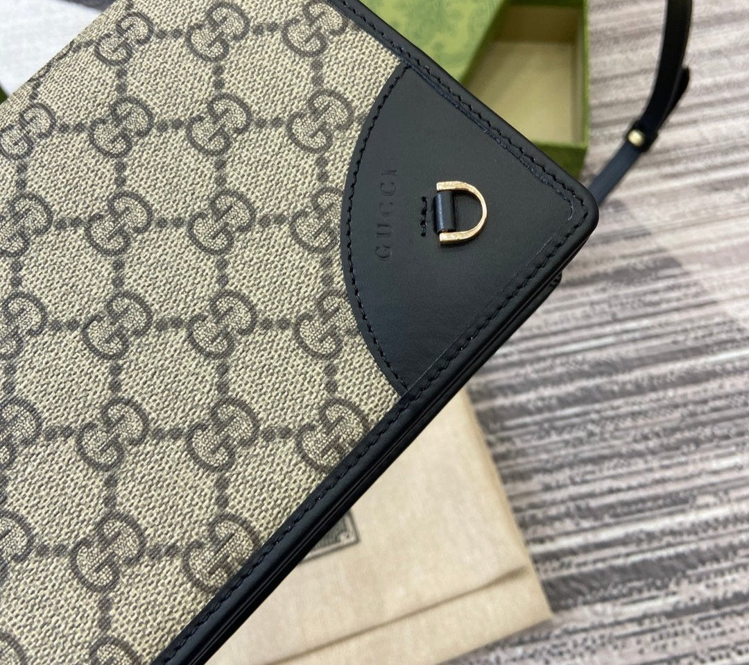 Gucci GG Emblem super mini shoulder bag