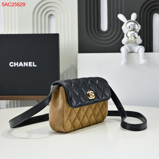 Chanel 25A suede bag