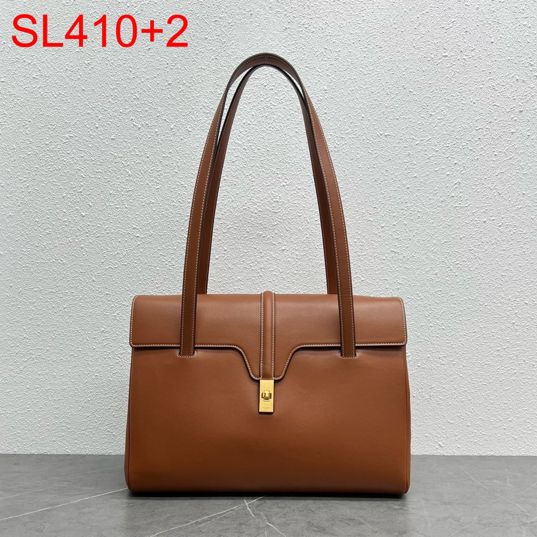 Celine Large Soft 16 Leather Tote Bag